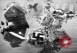 Image of American and Russian troops Germany River Elbe, 1945, second 4 stock footage video 65675055064