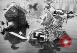 Image of American and Russian troops Germany River Elbe, 1945, second 5 stock footage video 65675055064