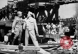 Image of American and Russian troops Germany River Elbe, 1945, second 9 stock footage video 65675055064