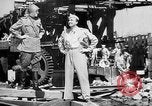 Image of American and Russian troops Germany River Elbe, 1945, second 15 stock footage video 65675055064