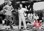 Image of American and Russian troops Germany River Elbe, 1945, second 21 stock footage video 65675055064