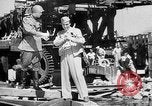 Image of American and Russian troops Germany River Elbe, 1945, second 28 stock footage video 65675055064