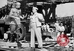 Image of American and Russian troops Germany River Elbe, 1945, second 31 stock footage video 65675055064