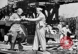 Image of American and Russian troops Germany River Elbe, 1945, second 33 stock footage video 65675055064
