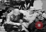 Image of American and Russian troops Germany River Elbe, 1945, second 36 stock footage video 65675055064