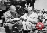 Image of American and Russian troops Germany River Elbe, 1945, second 39 stock footage video 65675055064