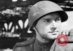 Image of American and Russian troops Germany River Elbe, 1945, second 42 stock footage video 65675055064