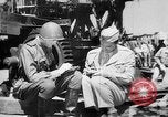 Image of American and Russian troops Germany River Elbe, 1945, second 56 stock footage video 65675055064