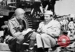 Image of American and Russian troops Germany River Elbe, 1945, second 57 stock footage video 65675055064