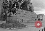 Image of Wartime protection for Cathedral of Notre-Dame  Rheims France, 1944, second 4 stock footage video 65675055077