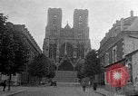 Image of Wartime protection for Cathedral of Notre-Dame  Rheims France, 1944, second 14 stock footage video 65675055077