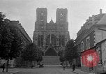 Image of Wartime protection for Cathedral of Notre-Dame  Rheims France, 1944, second 16 stock footage video 65675055077