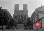 Image of Wartime protection for Cathedral of Notre-Dame  Rheims France, 1944, second 18 stock footage video 65675055077