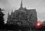 Image of Wartime protection for Cathedral of Notre-Dame  Rheims France, 1944, second 20 stock footage video 65675055077