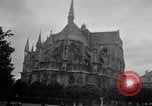 Image of Wartime protection for Cathedral of Notre-Dame  Rheims France, 1944, second 21 stock footage video 65675055077