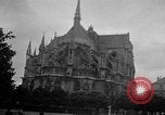 Image of Wartime protection for Cathedral of Notre-Dame  Rheims France, 1944, second 24 stock footage video 65675055077