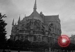 Image of Wartime protection for Cathedral of Notre-Dame  Rheims France, 1944, second 25 stock footage video 65675055077