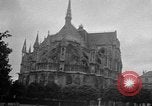 Image of Wartime protection for Cathedral of Notre-Dame  Rheims France, 1944, second 28 stock footage video 65675055077