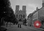 Image of Wartime protection for Cathedral of Notre-Dame  Rheims France, 1944, second 30 stock footage video 65675055077