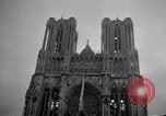 Image of Wartime protection for Cathedral of Notre-Dame  Rheims France, 1944, second 39 stock footage video 65675055077