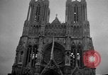 Image of Wartime protection for Cathedral of Notre-Dame  Rheims France, 1944, second 40 stock footage video 65675055077