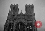 Image of Wartime protection for Cathedral of Notre-Dame  Rheims France, 1944, second 45 stock footage video 65675055077