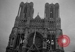 Image of Wartime protection for Cathedral of Notre-Dame  Rheims France, 1944, second 50 stock footage video 65675055077