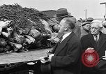 Image of British MPs at Concentration camp Buchenwald Germany, 1945, second 50 stock footage video 65675055081