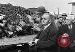 Image of British MPs at Concentration camp Buchenwald Germany, 1945, second 51 stock footage video 65675055081