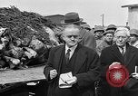 Image of British MPs at Concentration camp Buchenwald Germany, 1945, second 52 stock footage video 65675055081