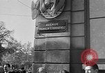 Image of "Avenue Franklin D. Roosevelt" dedicated in Paris Paris France, 1946, second 54 stock footage video 65675055090