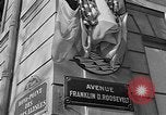 Image of "Avenue Franklin D. Roosevelt" dedicated in Paris Paris France, 1946, second 61 stock footage video 65675055090