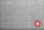 Immagine di monumento originale agli eroi del ghetto Varsavia POLONIA, 1947, secondo 54 filmato di repertorio 65675055118