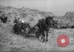 Image of tram line construction Warsaw Poland, 1947, second 5 stock footage video 65675055119
