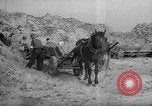 Image of tram line construction Warsaw Poland, 1947, second 14 stock footage video 65675055119