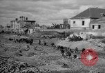 Image of tram line construction Warsaw Poland, 1947, second 41 stock footage video 65675055119