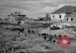 Image of tram line construction Warsaw Poland, 1947, second 46 stock footage video 65675055119