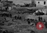 Image of tram line construction Warsaw Poland, 1947, second 56 stock footage video 65675055119