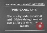 Standbild Haare schneiden Limousine Portland Oregon USA, 1931, aus Sekunde 3 historischem Filmmaterial Videoclip 65675055144