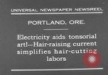 Standbild Haare schneiden Limousine Portland Oregon USA, 1931, aus Sekunde 4 historischem Filmmaterial Videoclip 65675055144