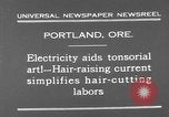 Standbild Haare schneiden Limousine Portland Oregon USA, 1931, aus Sekunde 8 historischem Filmmaterial Videoclip 65675055144