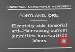 Standbild Haare schneiden Limousine Portland Oregon USA, 1931, aus Sekunde 9 historischem Filmmaterial Videoclip 65675055144