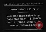 Image a saisi une cargaison de drogue New York City USA, 1931, de la seconde 1 séquences d'archives historiques vidéo 65675055146