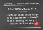 Image a saisi une cargaison de drogue New York City USA, 1931, de la seconde 4 séquences d'archives historiques vidéo 65675055146