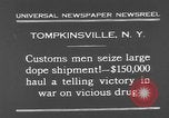 Image a saisi une cargaison de drogue New York City USA, 1931, de la seconde 9 séquences d'archives historiques vidéo 65675055146