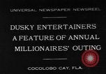 Standbild Wohlhabende amerikanische Männer im exklusiven Club Cocolobo Cay Florida USA, 1931, aus Sekunde 1 historischem Filmmaterial Videoclip 65675055150