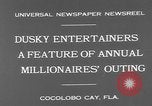 Standbild Wohlhabende amerikanische Männer im exklusiven Club Cocolobo Cay Florida USA, 1931, aus Sekunde 7 historischem Filmmaterial Videoclip 65675055150