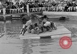 Standbild Wohlhabende amerikanische Männer im exklusiven Club Cocolobo Cay Florida USA, 1931, aus Sekunde 29 historischem Filmmaterial Videoclip 65675055150