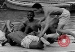 Standbild Wohlhabende amerikanische Männer im exklusiven Club Cocolobo Cay Florida USA, 1931, aus Sekunde 38 historischem Filmmaterial Videoclip 65675055150