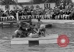 Standbild Wohlhabende amerikanische Männer im exklusiven Club Cocolobo Cay Florida USA, 1931, aus Sekunde 39 historischem Filmmaterial Videoclip 65675055150